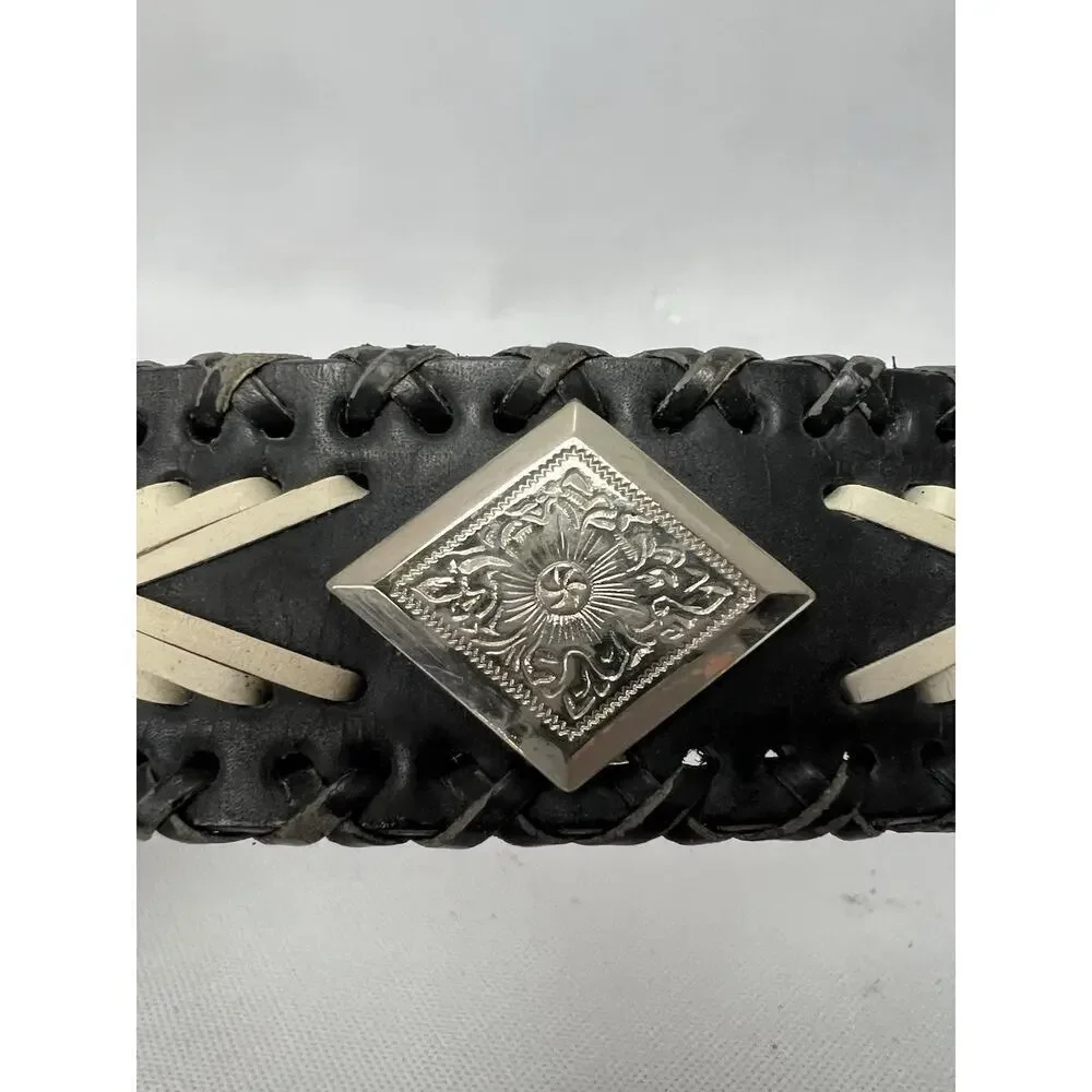 VINTAGE CLASSIC WESTERN BELT Genuine LEATHER COWBOY 46